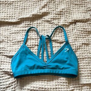 Gymshark Teal Strappy Sports Bra